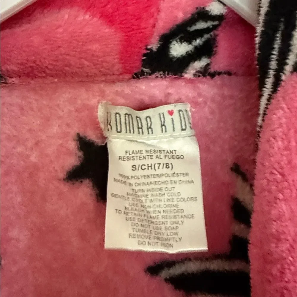 Komar Kids Pink Star Pajama Robe